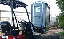 transporting portable toilets